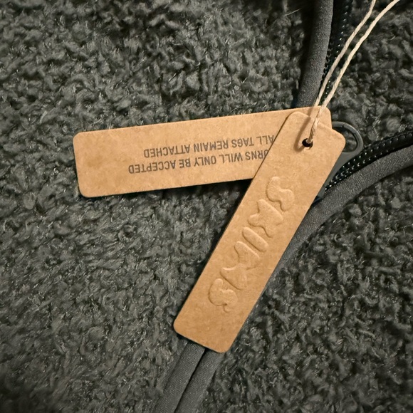 Skims Cozy Gray Fleece Pullover - Picture 2 of 4